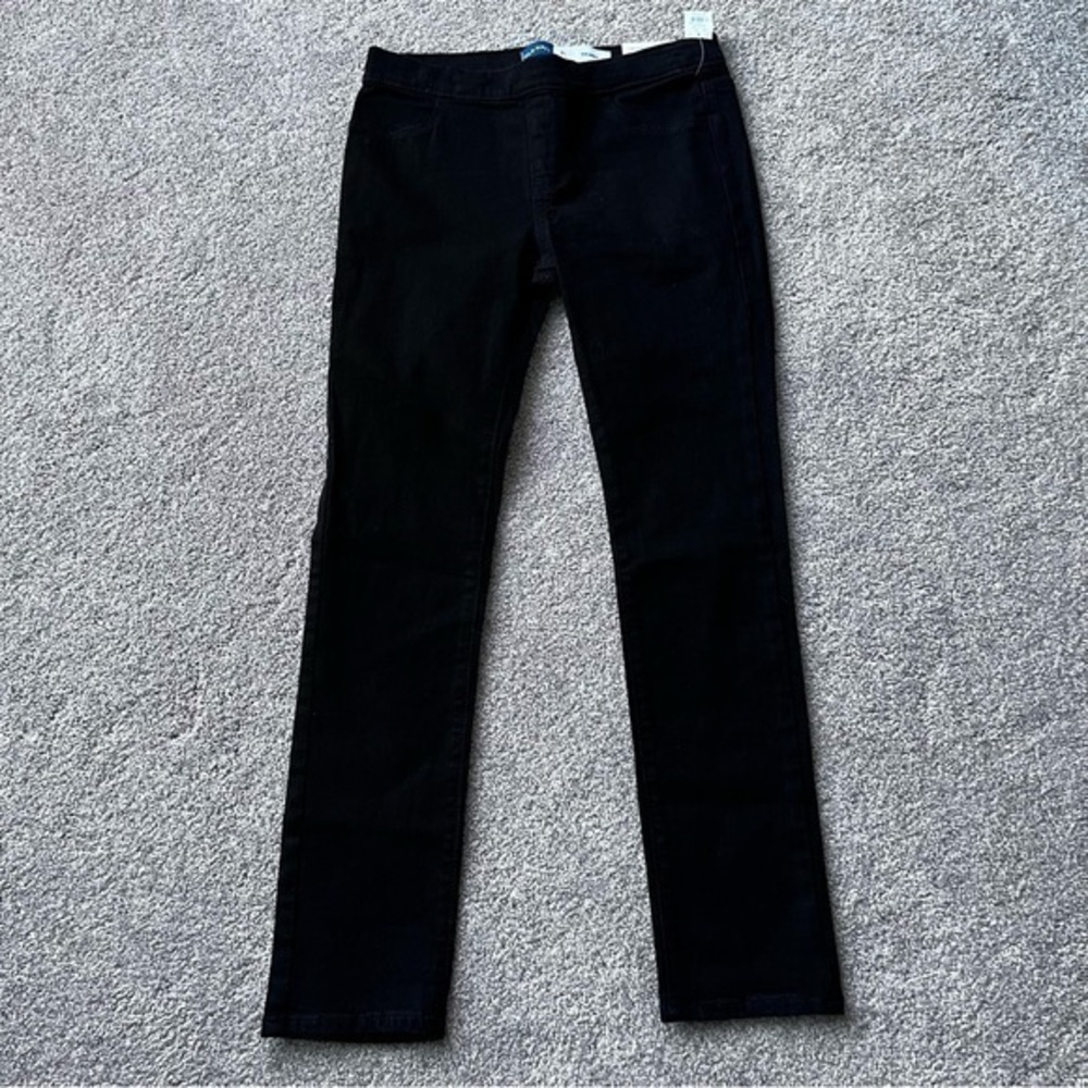 NWT Old Navy girls black skinny jegging jeans size XL 14-16